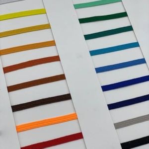 Elastiek plat - 0011 zwart