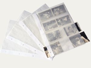 Pergamijn albumpagina - 6x6/6x5cm negatieven