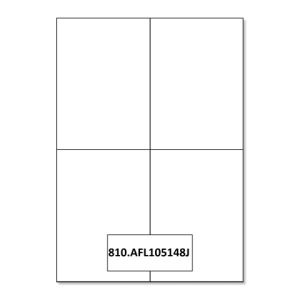 810.AFL105148J Zuurvrije zelfklevende archief labels / etiketten