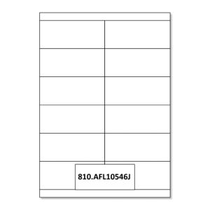 810.AFL10546J Zuurvrije zelfklevende archief labels / etiketten