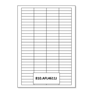 810.AFL4611J Zuurvrije zelfklevende archief labels / etiketten