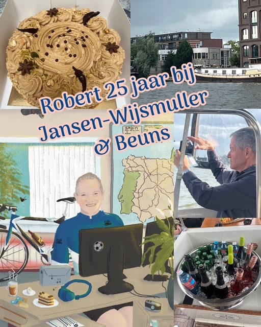 Robert 25 jaar bij JWB